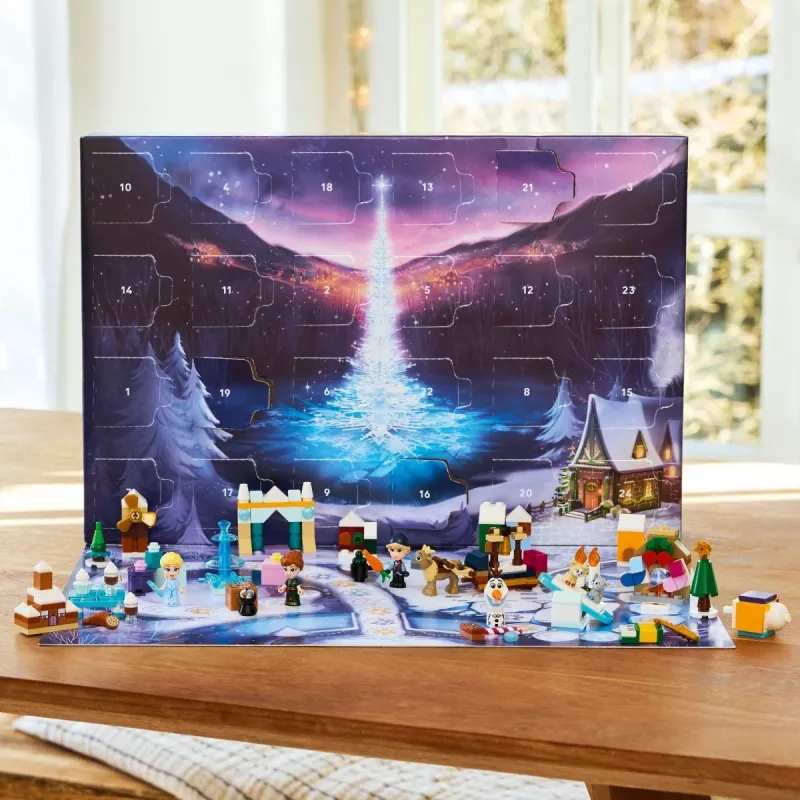 Juguete de construcción LEGO Disney Frozen calendario de adviento 2025 Set 43273 — 231 piezas, 4 minifiguras, edad 5+