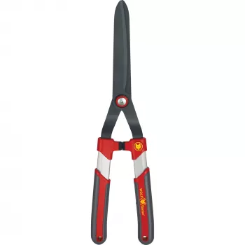 Tijeras de seto WOLF-Garten HS-CP con mangos pequeños de aluminio, rojo/gris
