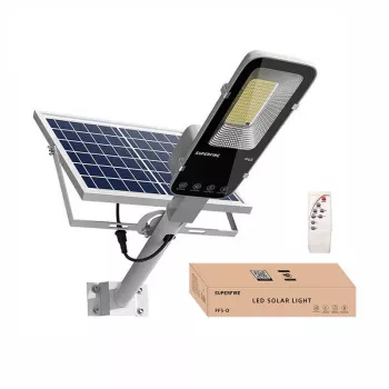 Lámpara Solar LED Superfire FF5-D 486W 1400 lm – Iluminación de Fachadas Exteriores, Energía Solar Integrada