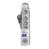 Protector contra sobretensiones Qoltec 50272 Gris 5 tomas AC 230V 3m