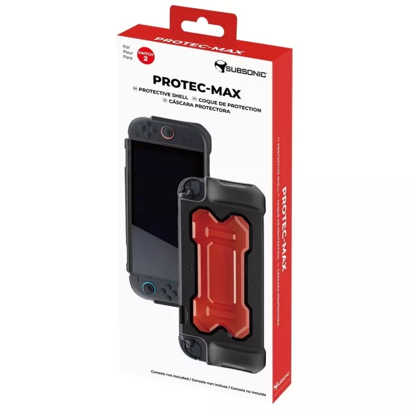 Funda rígida Nintendo Subsonic SA5715 TPU negra roja