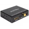 Extractor de audio HDMI estéreo / 5.1 canales 4K, adaptador negro