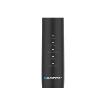 Cepillo de dientes eléctrico BLAUPUNKT DTS201BK — cepillo sónico recargable, negro, temporizador de 2 minutos, batería integrada de 5 V