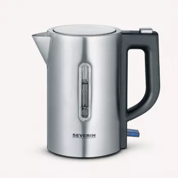 Severin WK3647 Hervidor de agua Acero inoxidable-negro cepillado (WK3647)
