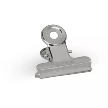 Pinza para cartas MAUL de metal, color: níquel, ancho: 30 mm, capacidad de sujeción: 10 mm, envase de autoservicio (21730-96)