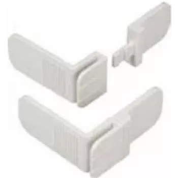 Seguridad infantil Olympia BS 820, blanca, 2 uds., 86×80×38 mm