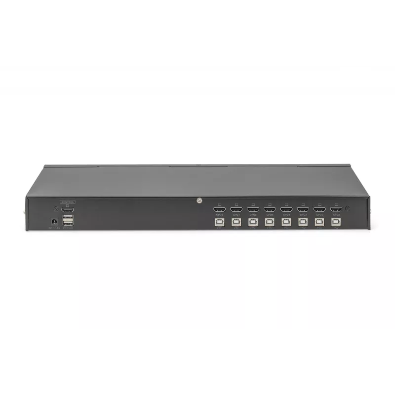 Conmutador KVM HDMI de 8 puertos Digitus USB 4K Ultra HD