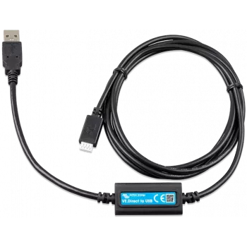 Victron Energy ASS030530010 tarjeta de interfaz USB 2.0 Micro-USB negra