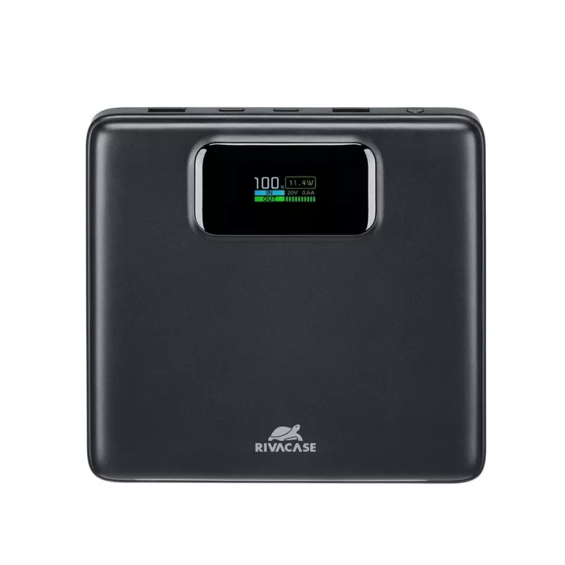 Batería externa Rivacase VA1090 — 20000 mAh, 77 Wh, salida total 100 W, 440 g