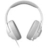 LORGAR Noah 101, Auriculares gaming con micrófono, conexión jack de 3,5 mm, longitud del cable 2 m, diseño plegable, almohadillas de piel sintética PU, tamaño: 185*195*80 mm, 0,245 kg, blanco