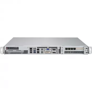 Supermicro - SuperChassis 515-R407 - Montaje en rack 1U STD y WIO MB 2 x 2,5 LED 4 x ventilador PWM 2 x ventilador para refrigeración AOC fuente de alimentación 400 W 43 x 437 x 429 mm