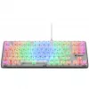 Crystal Shark, Teclado gaming Blanco, Distribución DE, KTT