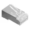Conector RJ-45 LANBERG PLS-5000EZ, Cat5e, F/UTP (FTP), gris, 100 uds.