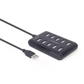 Hub USB Gembird UHB-U2P10P-01 — hub USB 2.0 de 10 puertos