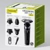 Set de afeitado eléctrico 5 en 1 recargable sumergible Maestro MR-675 con función de carga USB