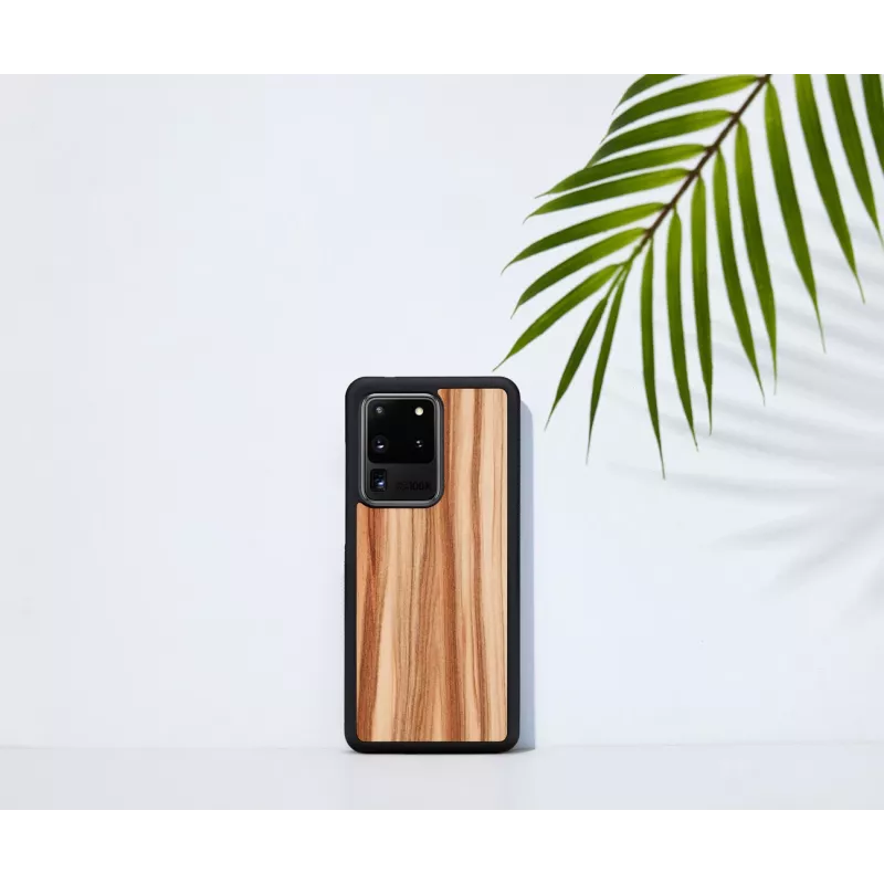 Funda para móvil man and wood para Samsung Galaxy S20 Ultra — cappuccino negra
