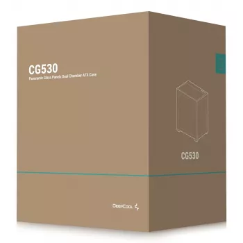 DeepCool CG530 torre Midi negra