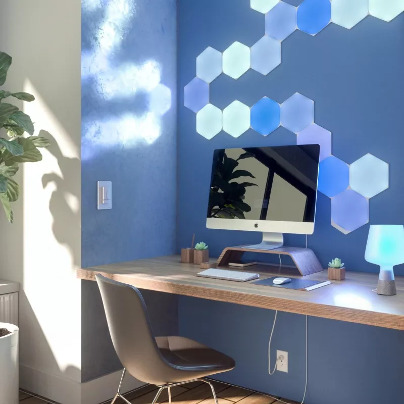 Interruptor inalámbrico inteligente Nanoleaf N4400C02-1BUT — a pilas, control personalizable para luces y dispositivos inteligentes