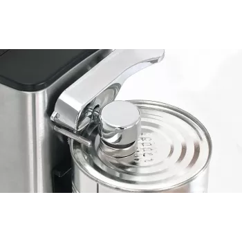 Caso | D10 | Abrelatas multiusos y afilador de cuchillos | plateado, negro | 68 W