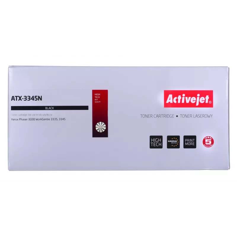 Activejet ATX-3345N Tóner (sustituto de Xerox 106R03773; Supreme; 3000 páginas; negro)