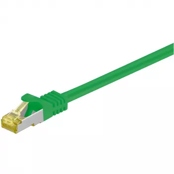 Cable de red Goobay 91586 RJ-45 Cat7 1m verde