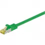 Cable de red Goobay 91586 RJ-45 Cat7 1m verde