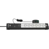 Regleta de alimentación Brennenstuhl Premium-Line 3m 6 tomas de corriente para interiores negro gris