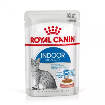 Comida húmeda para gatos Royal Canin Indoor Sterilized 12 x 85 g — aves, gatos adultos esterilizados de interior
