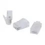 Synergy 21 S215694 Conectores RJ-45, sin apantallar, pack de 100, para cable plano