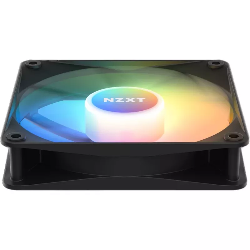 NZXT F120 RGB Core ventilador de caja de 120 mm, PWM de 4 pines, negro