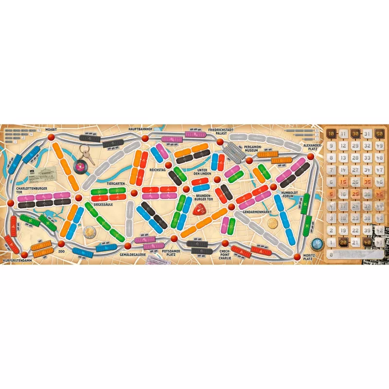 Aventureros al Tren: Berlín, juego de mesa