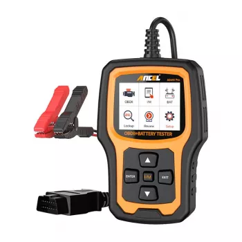 Escáner de diagnóstico 2en1 OBD2 y comprobador de batería Ancel AD410 PRO