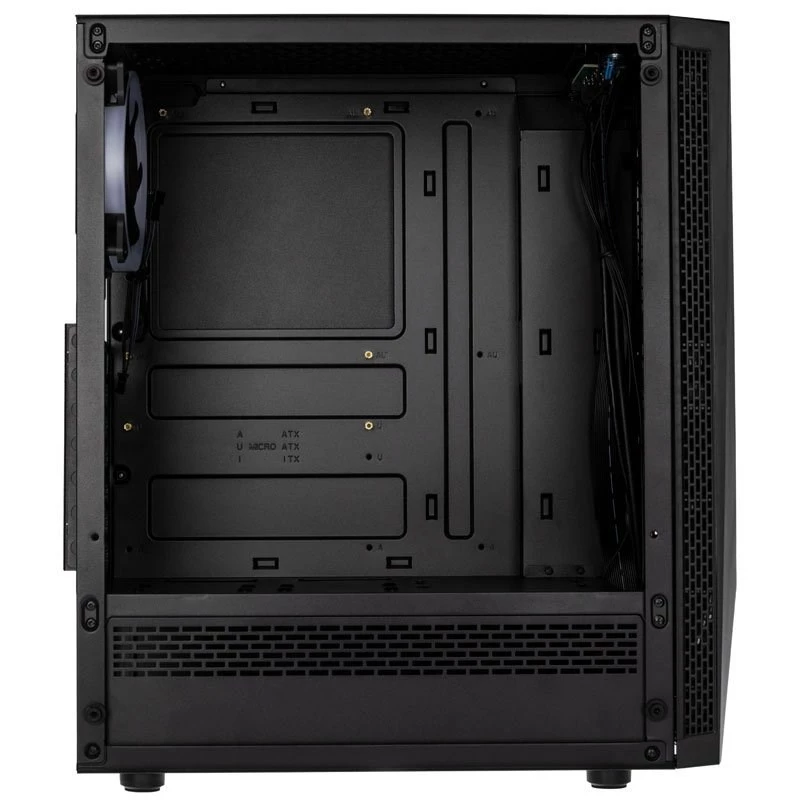 Kolink VOID RGB caja de PC torre, negra, con ventana, ventilador LED, filtro antipolvo