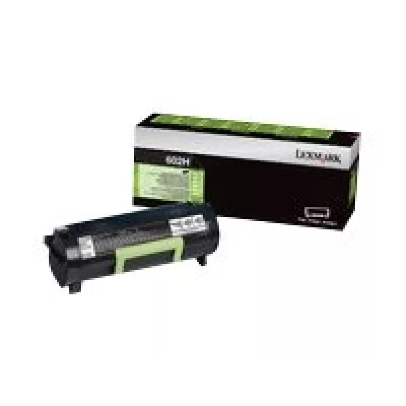 Cartucho de tóner Lexmark 60F0HA0 negro para impresora láser, rendimiento 10.000 páginas, 1 unidad