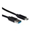 ROLINE RM Cable USB 3.2 Gen 1, A-C, ST/ST, negro, 0,5 m