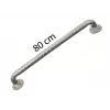 Barra de apoyo de acero inoxidable de dos manos para baño 80 cm