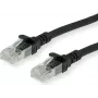 ROLINE - Cable de parcheo - RJ-45 (M) a RJ-45 (M) - 30 cm - SFTP - CAT 6a - Negro (21.15.2975)