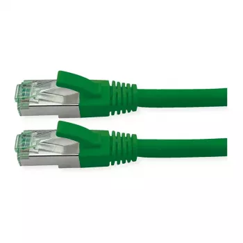 ROLINE RM Cable de parcheo Cat.6A S/FTP (PiMF), verde, 0,3 m