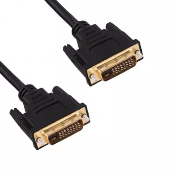 Cable DVI-D Dual-Link Akyga AK-AV-06 (24+1), conector macho a conector macho, 1,8 m, negro