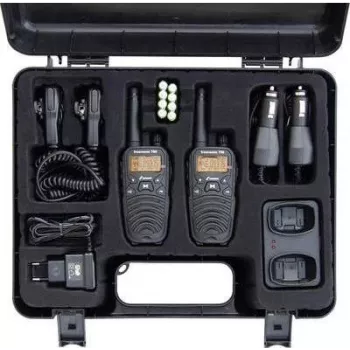 Walkie-talkie portátil Stabo freecomm 700 — diseño portátil ligero