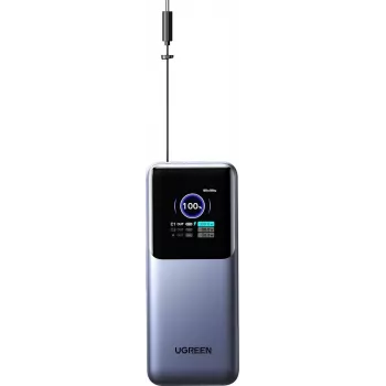 Batería externa portátil UGREEN 20.000 mAh 165W (55987B) para cargar portátiles, teléfonos y tablets