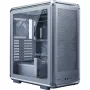 Caja PC Cooler Master MasterFrame 500 Mesh, torre media, E-ATX, vidrio templado – plateada