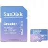 SanDisk Creator - tarjeta de memoria flash (adaptador microSDXC a SD incluido)