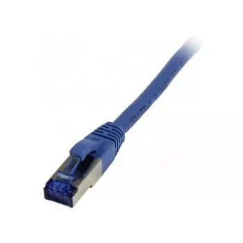 Cable de red RJ45 - CAT6A 500 MHz - 0,5 m - azul - S-STP(S/FTP) - TPE/LSZH(Superflex) - AWG26 - Synergy