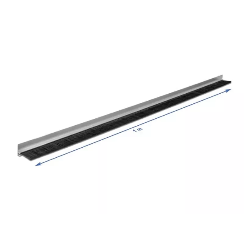 Guía de cepillo DeLOCK 66652 40 mm con perfil de aluminio en ángulo