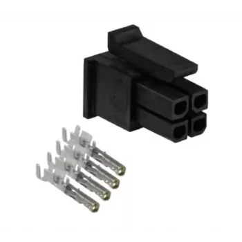 TELTONIKA NETWORKS Conector macho de 4 polos con bornes de contacto