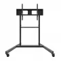 Soporte móvil para monitor EDBAK TR19 para pantallas de hasta 130 kg, bandeja 1000×600 mm