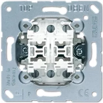 Jung Interruptores y pulsadores Interruptor eléctrico aluminio (532-4U)