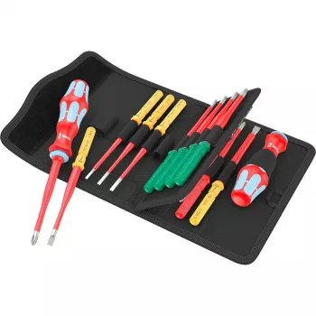 Wera Kraftform Kompakt VDE acero inoxidable 17 juego de destornilladores extra finos (05006631001)