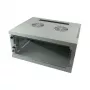 Armario rack ALLNET ALL-SMQ5409GRAU 9U rack independiente, capacidad 50 kg, cerradura con llave, gris